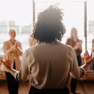 women in healing group